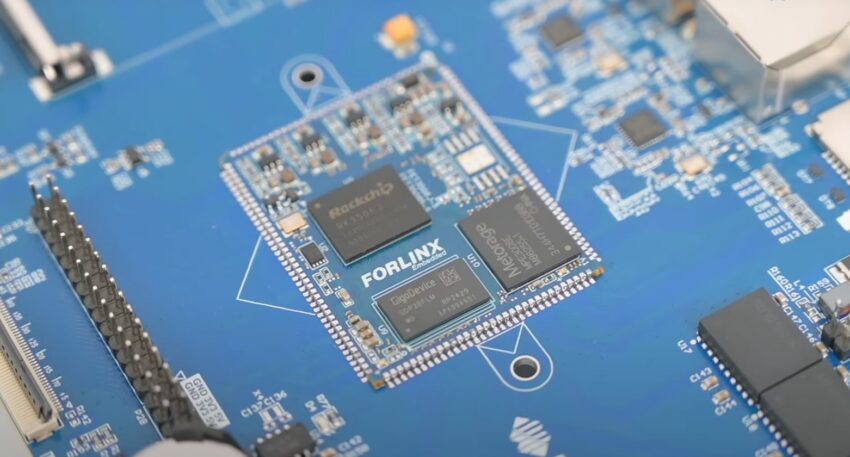Forlinx FET3506J-S SoM on Carrier Board