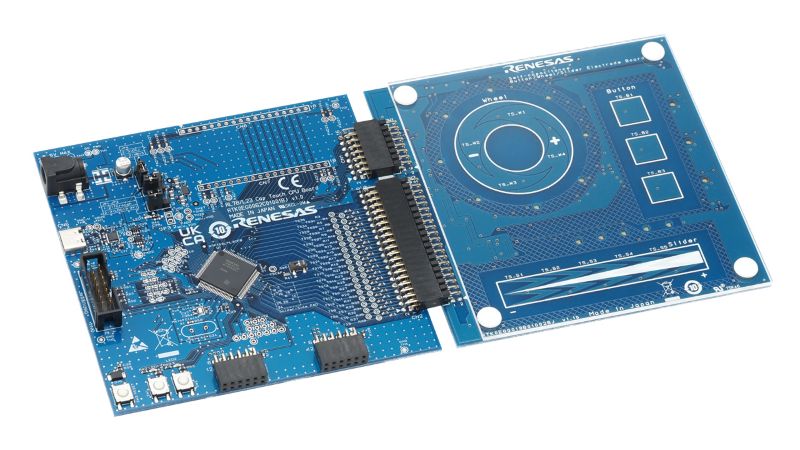 Renesas’ RL78/L23 capacitive touch evaluation system for testing and validation