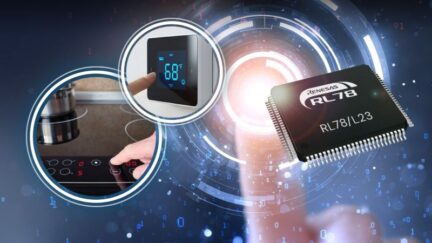 Capacitive Touch and Segment LCD Control: Renesas Releases MCU for Smart Appliances