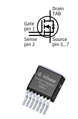 High Voltage SiC-MOSFET Switch with Isolated Gate Driver and