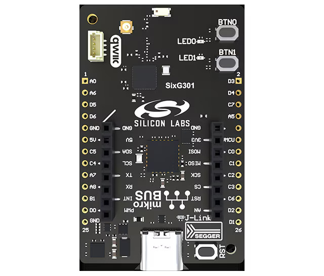 Developers can use the SixG301 Explorer Kit development and evaluation platform to begin prototyping for the Series 3 SoCs