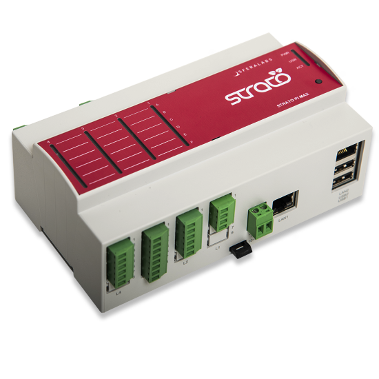 The SuperCaps UPS X2-series expansion board is custom built to keep Sfera Labs’ Strato Pi Max server continuously operating
