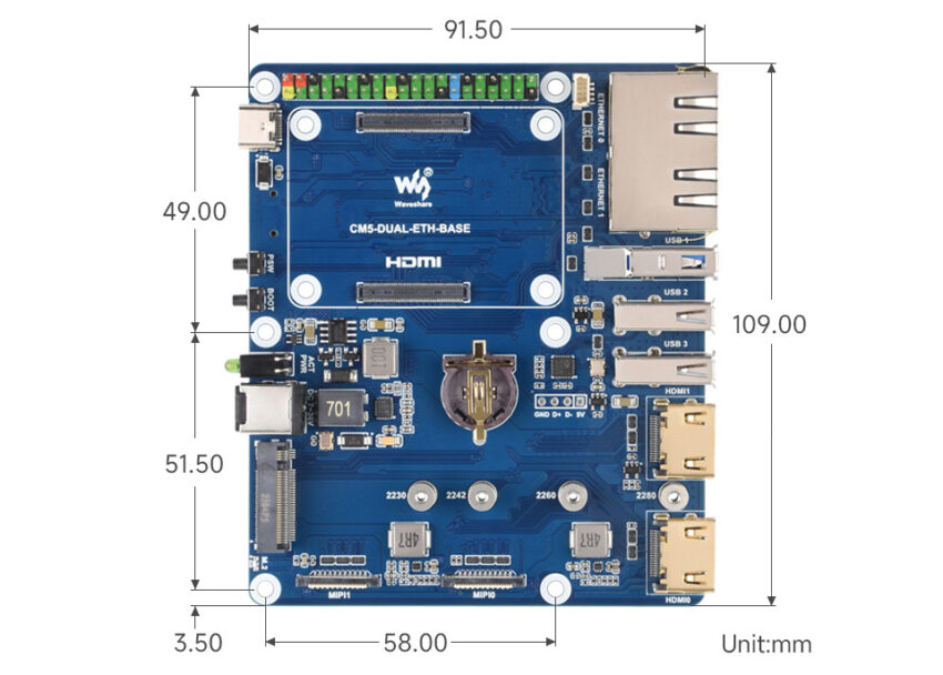 CM5 dual LAN