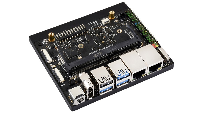 Waveshare Jetson Orin Nano/NX carrier board features dual Ethernet
