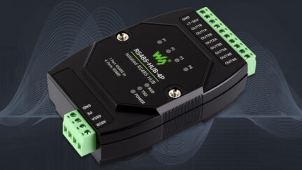 Waveshare 4-Port RS-485 Expander Extends One Port Into Four Isolated Channels
