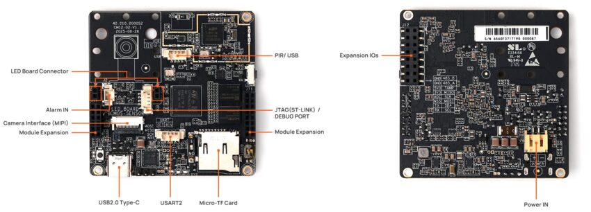 CamThink NeoEyes NE301 edge-AI Camera Specifications