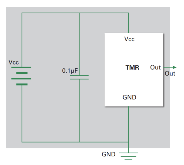 Schematic of Littelfuse TMR switches in a standard application