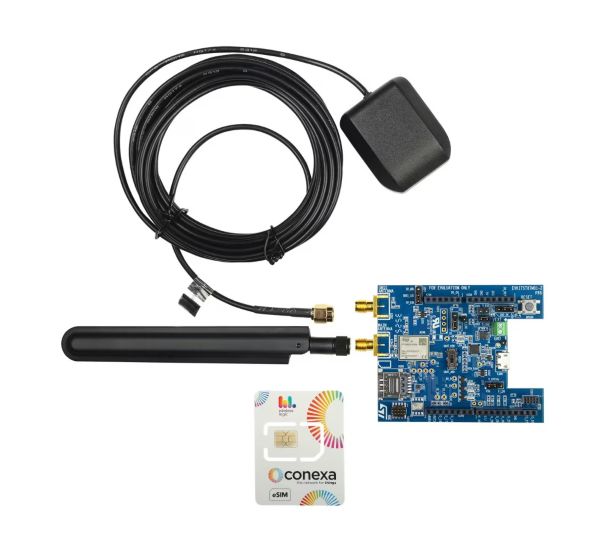 The EVKITST87M01-2 evaluation kit for prototyping NB-IoT modules