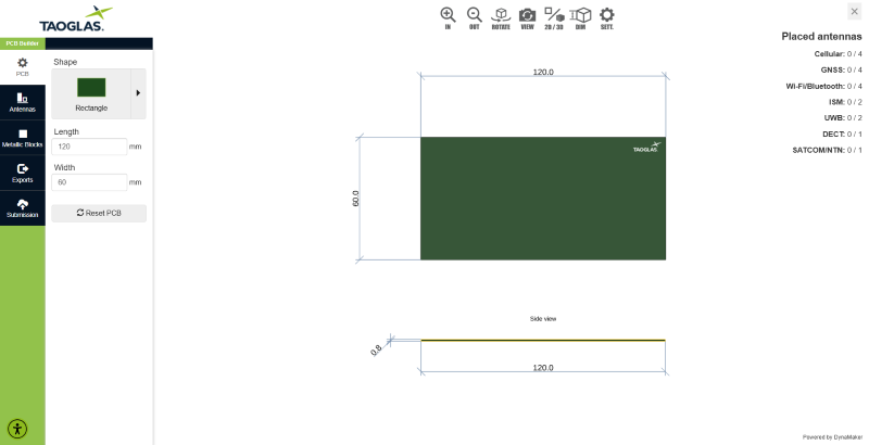 Antenna Integrator’s user-friendly interface enables engineers to select parameters and optimize antenna performance during the initial design phase