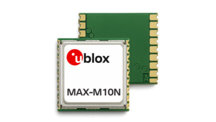 u-blox MAX-M10N GNSS Module Adds LEAP Mode and Flash-Upgradeable Firmware