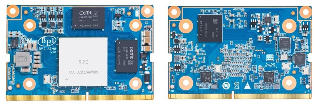 Banana Pi BPI-SM9 top and bottom
