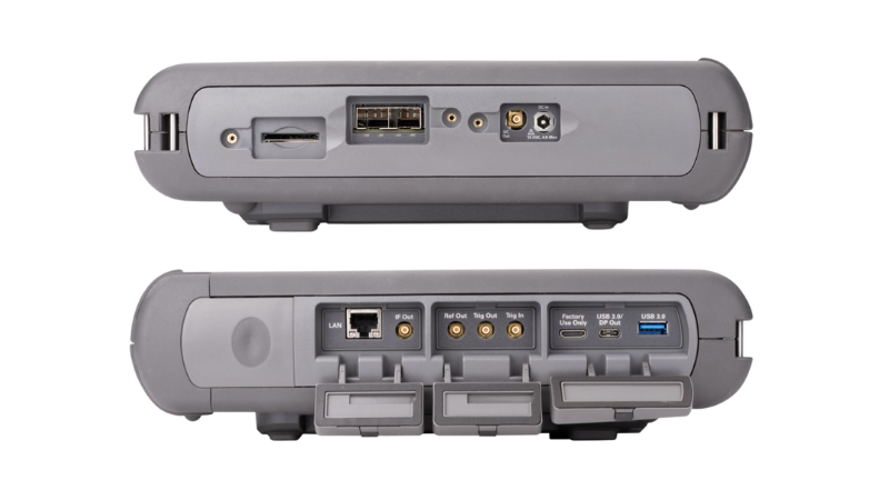 The D series features a variety of interfaces and supports over 25 FieldFox software applications