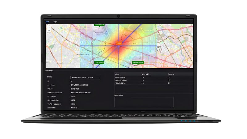 The D series can be used with the Keysight Spectrum Management Software (KSMS S9910A) PC tool kit to manage interference issues