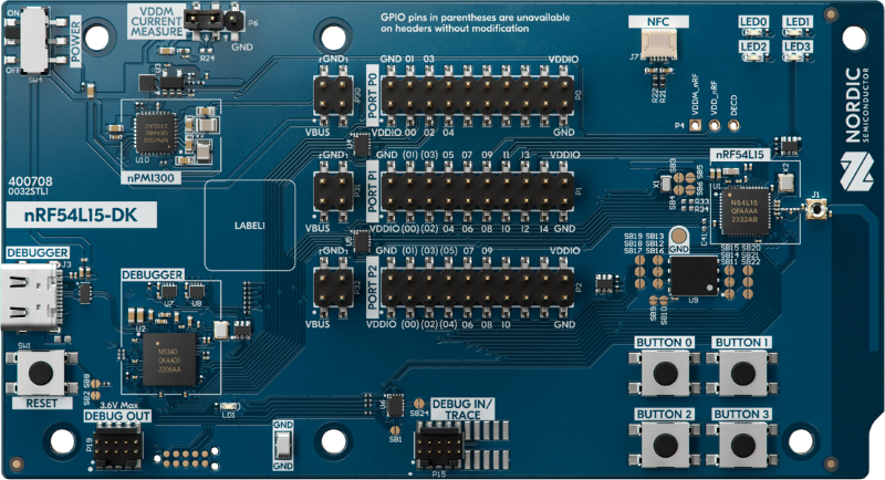 To get started with the nRF54LV10A, Nordic recommends using the nRF54L15 DK development kit