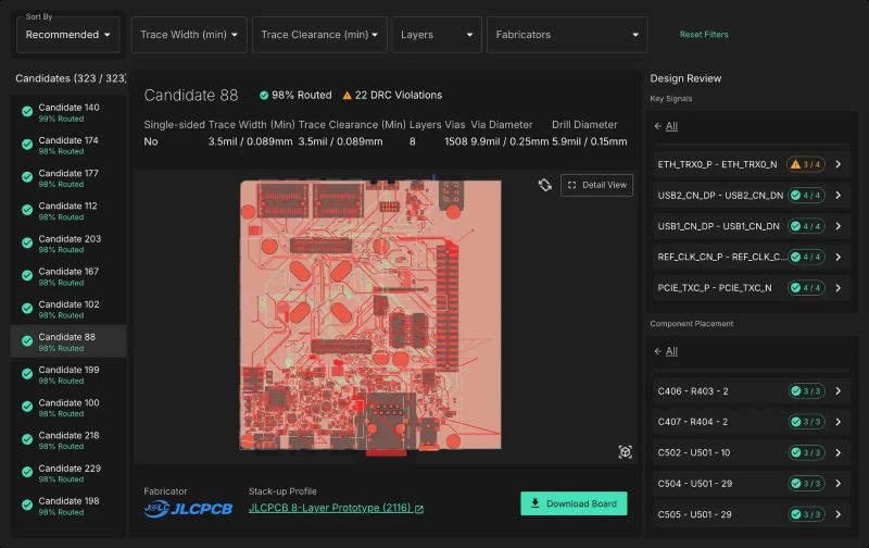 Project Speedrun’s AI runtime involved 27 hours of placement, routing, and validation