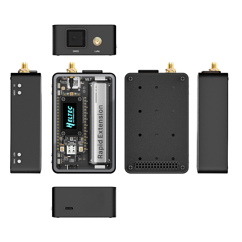 WiFi LoRa 32 (V4) Expansion Kit all views