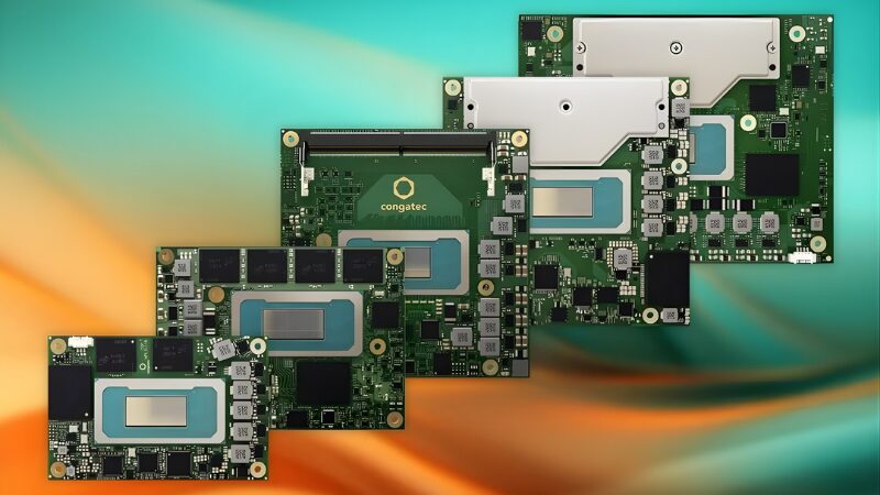 Congatec’s five new COMs come in four different form factors