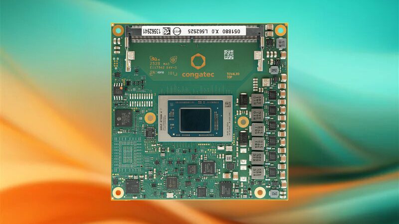 Congatec’s conga-TCRP1 modules, built on the AMD Ryzen AI Embedded P100 Series processors.
