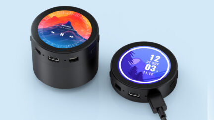 Waveshare RP2350 Devkit – A Round Touch Display with Optional Speaker and Battery