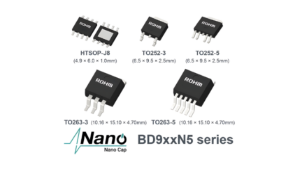 Rohm Launches LDO Regulator Series With Ultra-Stable Control Technology