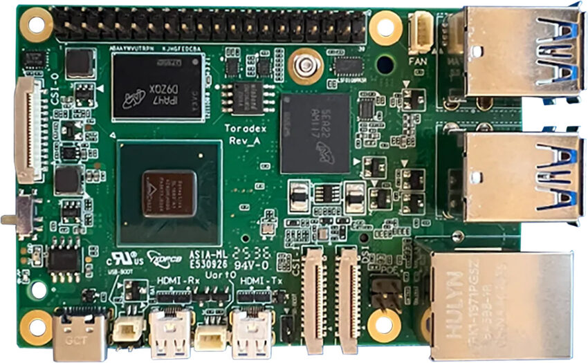 Luna SL1680 Edge AI SBC Top View