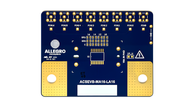 Users can begin prototyping the ACS37017 with Allegro’s ACSEVB-MA16-LA16 evaluation board