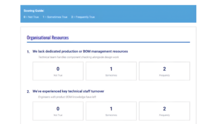Free BOM Assessment Tool Targets Component Lifecycle Management