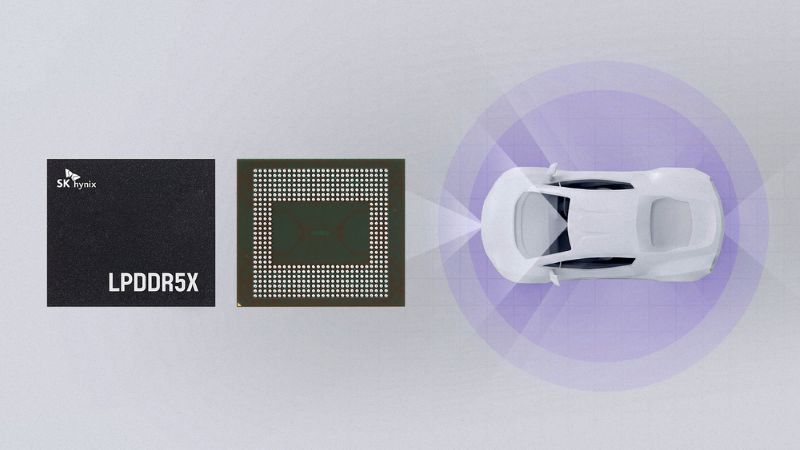 With ASIL-D certification, the LPDDR5X targets modern automotive applications such as autonomous driving control systems
