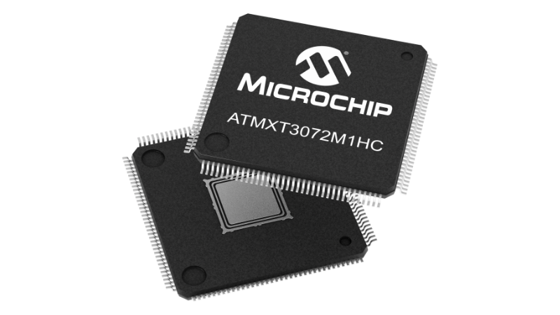 Microchip’s ATMXT3072M1-HC maXTouch touchscreen controller for large displays up to 45 inches