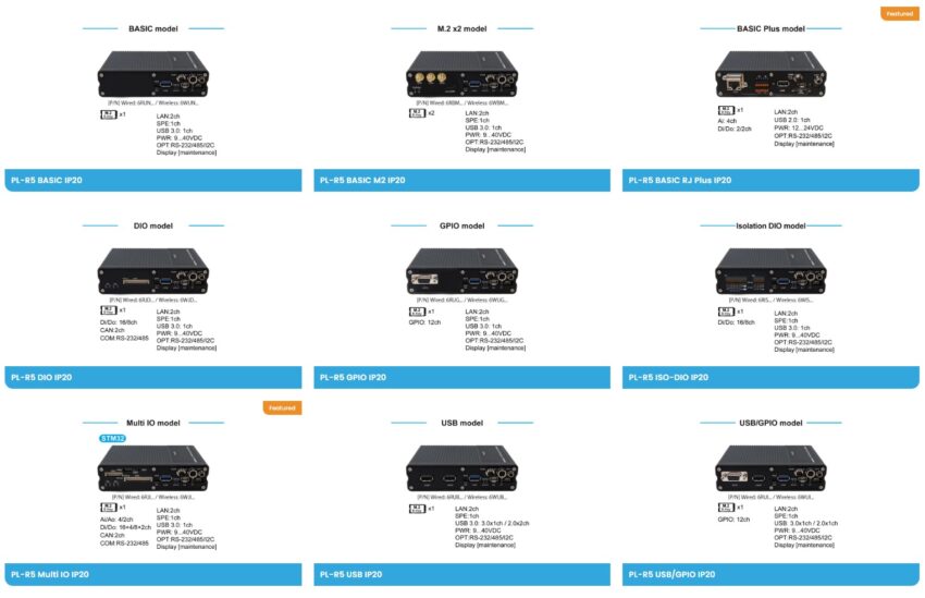 PiLink PL-R5 IP20 Raspberry-Pi CM5 industrial computers