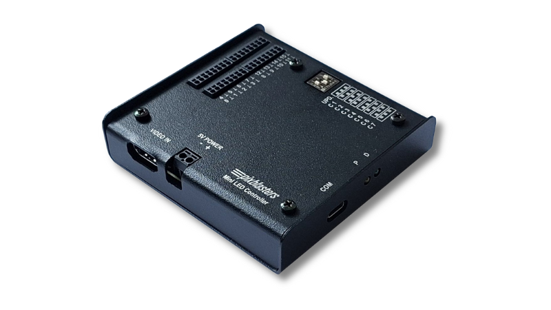 Pixblasters’ MINI video LED controller displays computer monitor images on up to 8,192 RGB LEDs at 60 FPS