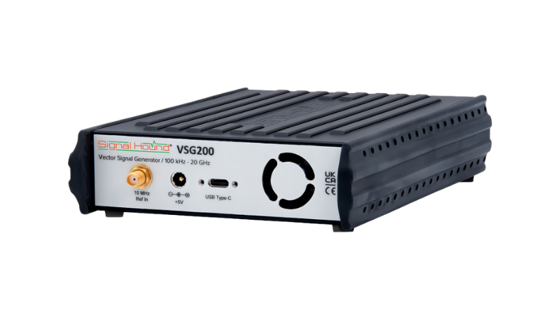 The VSG200 is powered via a single USB-C cable