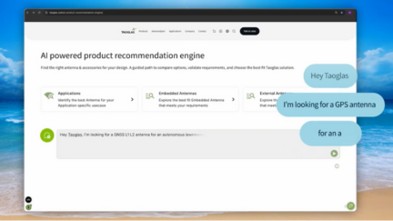 AI Antenna Recommendation Engine: Taoglas Accelerates Product Selection