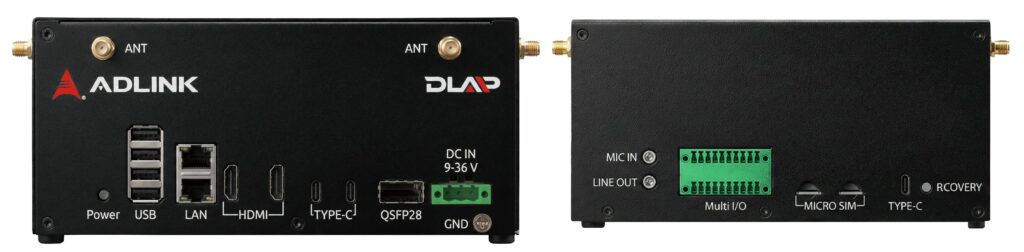 ADLINK DLAP-701 Front and Back Ports