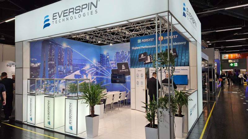 Everspin showcased its new UNISYST MRAM family at Embedded World 2026