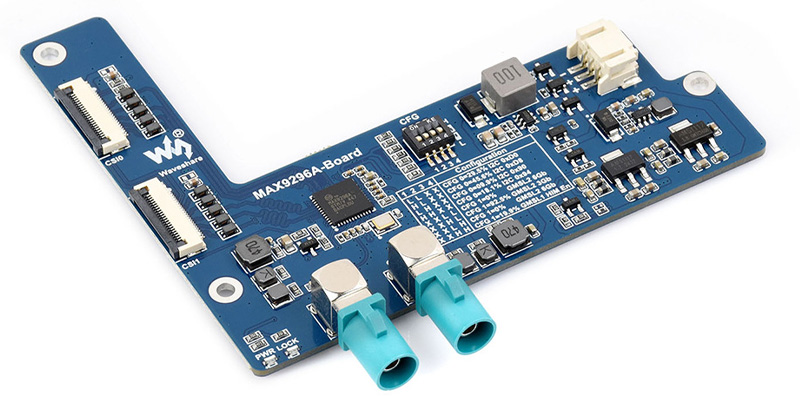 Dual GMSL camera adapter board for Raspberry Pi 5 and Jetson