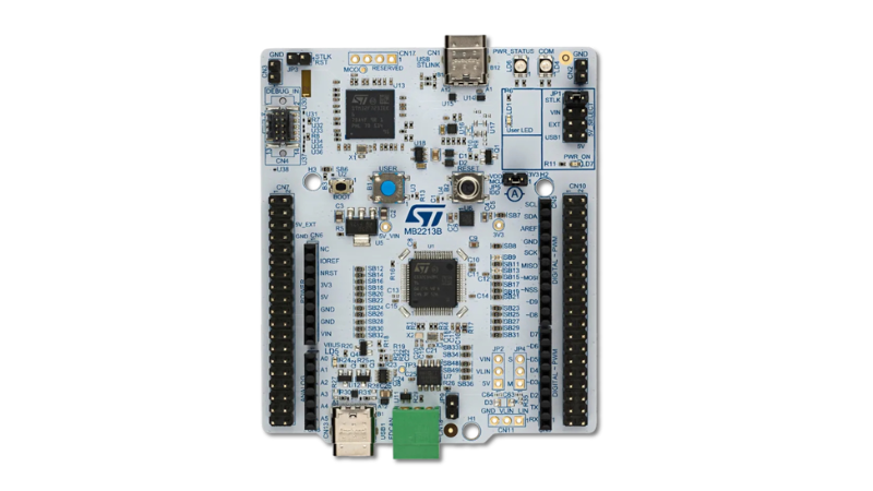 Users can begin prototyping STM32C5 MCUs with ST’s STM32 Nucleo-64 development board