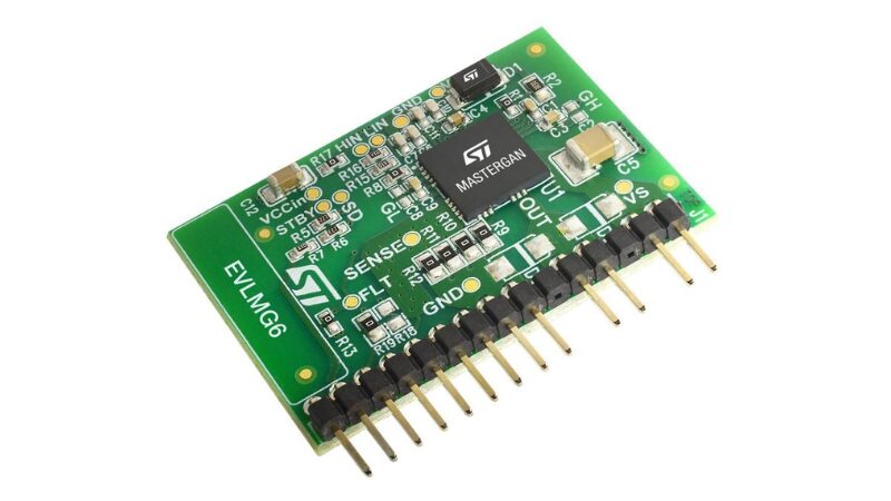 Designers can begin their development with the EVLMG6 evaluation board