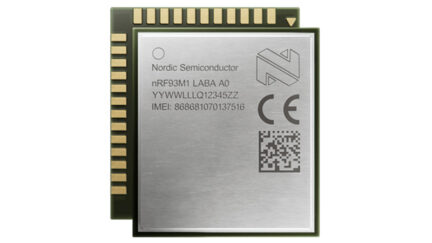 Nordic nRF93M1 LTE Cat-1 bis Cellular IoT Module Supports 10 Mbps LTE Connectivity