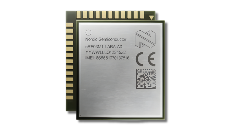 Nordic Semiconductor unveiled its nRF93M1 LTE Cat 1 bis module at Mobile World Congress 2026