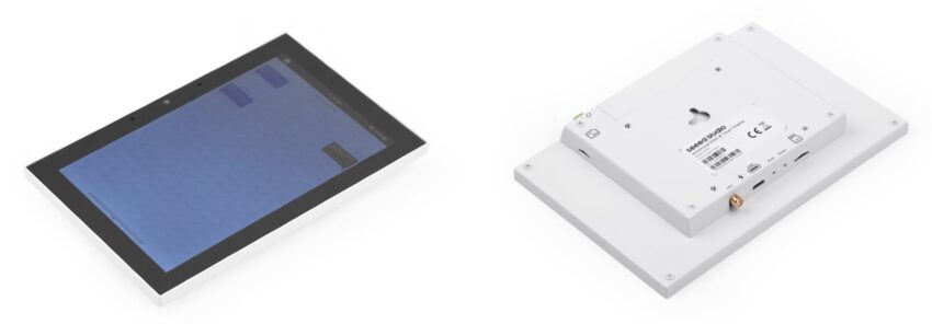 reTerminal D1001 8-inch LCD Touch Display Front and Back Side