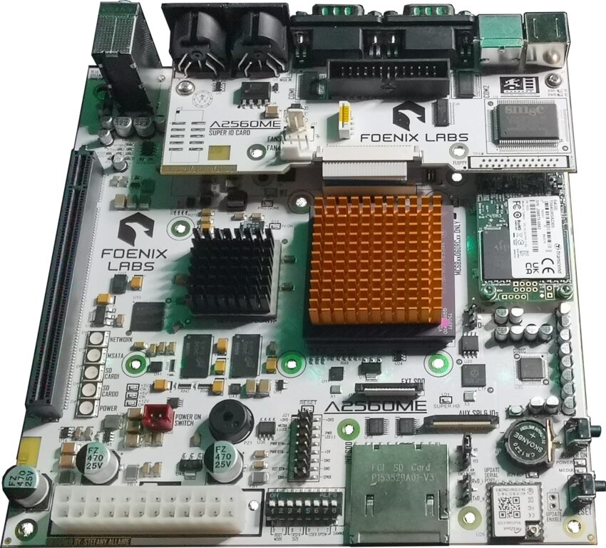 Foenix Labs A2560Me Mini-ITX Retro motherboard