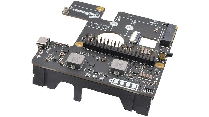SupTronics X1208 Raspberry Pi 5 UPS HAT