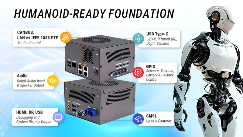 The CEXD-INTRBL system leverages the Intel Core Ultra (Series 3) architecture for AI-powered robotics development