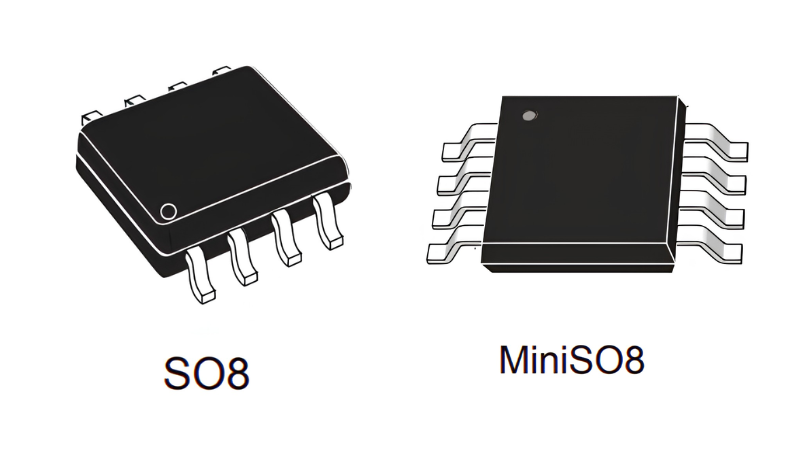 The TSB192 is available in S-O8 and MiniSO-8 packages