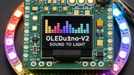 Sound to Light Color Shield for OLEDUINO v2