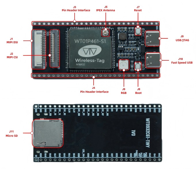 ESP32P4C61-TINY Hardware Specifications