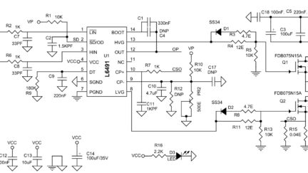 High Current Half Bridge with Over-Current Shutdown