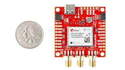 SparkFun GNSS Timing Breakout Delivers 5ns Precision With ZED-F9T-20B