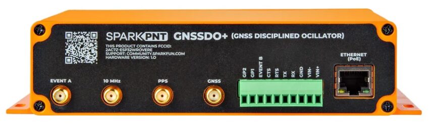 SparkPNT GNSS Disciplined Oscillator Ports